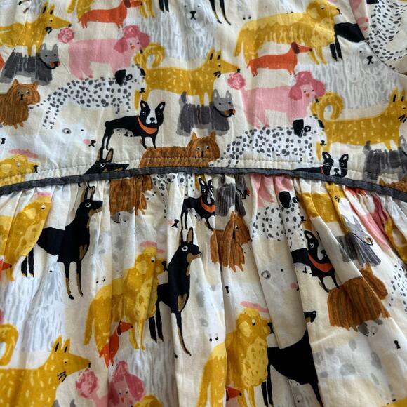 Pink Chicken Girls Fatima Dog Park Multi Dogs Dress Size 5 EUC 100% Cotton - Picture 5 of 8